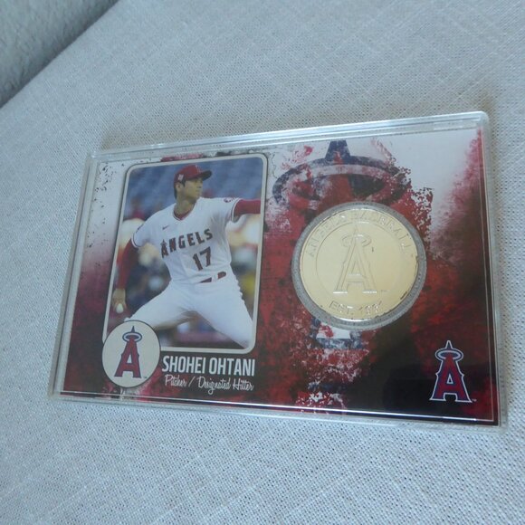 LA Anaheim Angels Shohei Ohtani 39mm Silver Plated Coin Limited Edition NEW - Picture 4 of 6